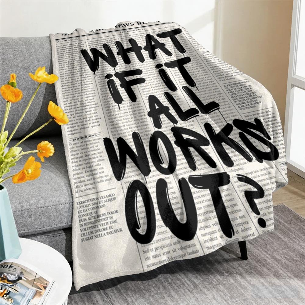 Home Office What Is It - Coperta in flanella morbida e leggera