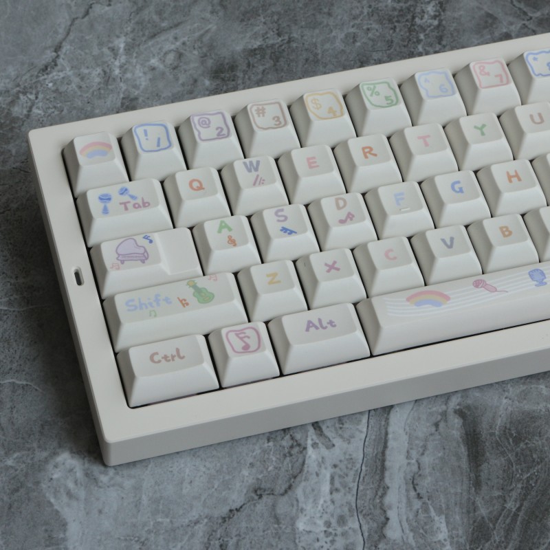Home Office Layout - 142 tasti Nota musicale PBT Keycap