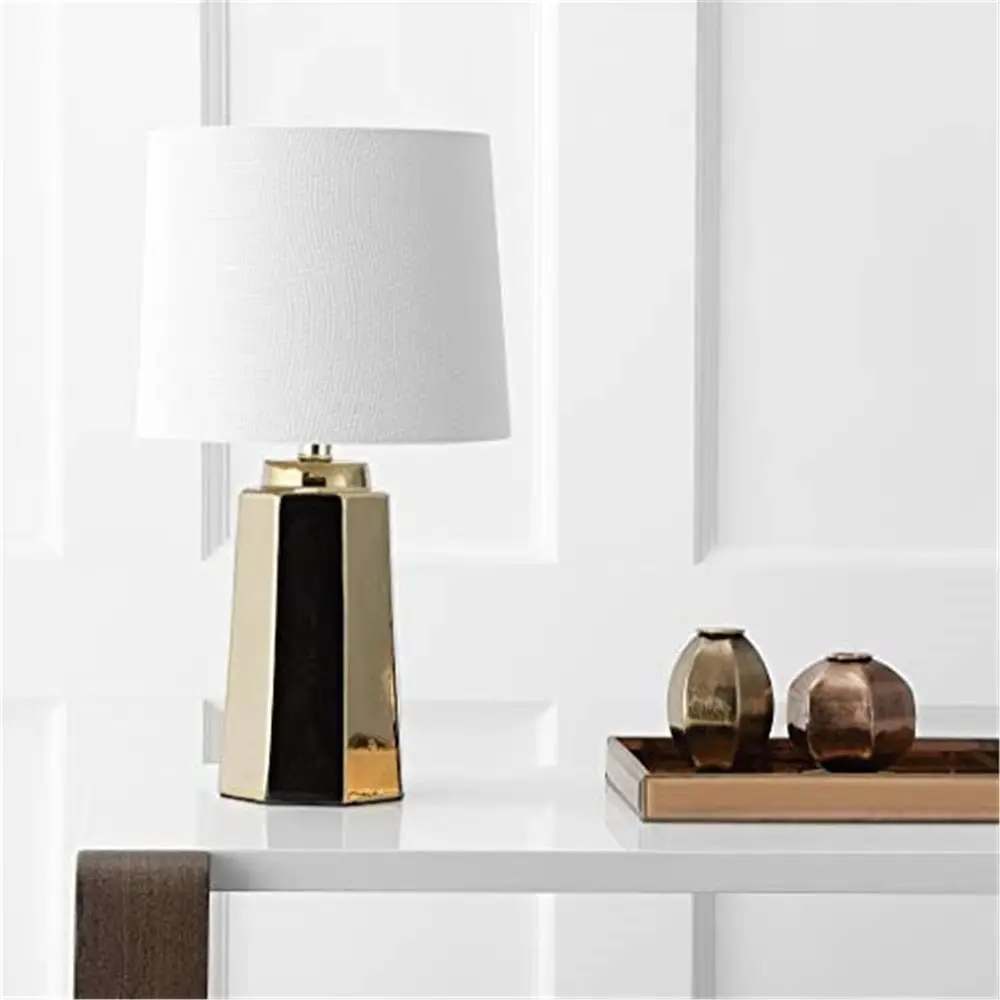 Home Office In Living Room - Lampada da Tavolo LED Placcata in