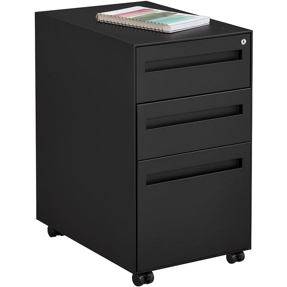 Drawer Pedestal Cabinet - Armadietto con piedistallo e serratura, 3
