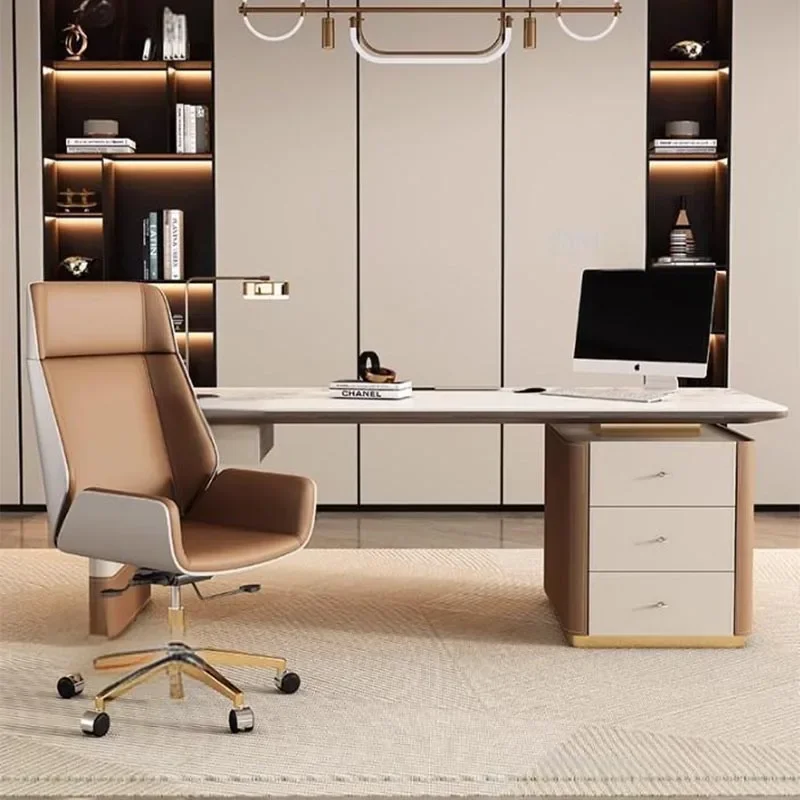 Home Office Trabajo - Scrivania per Computer in Legno con