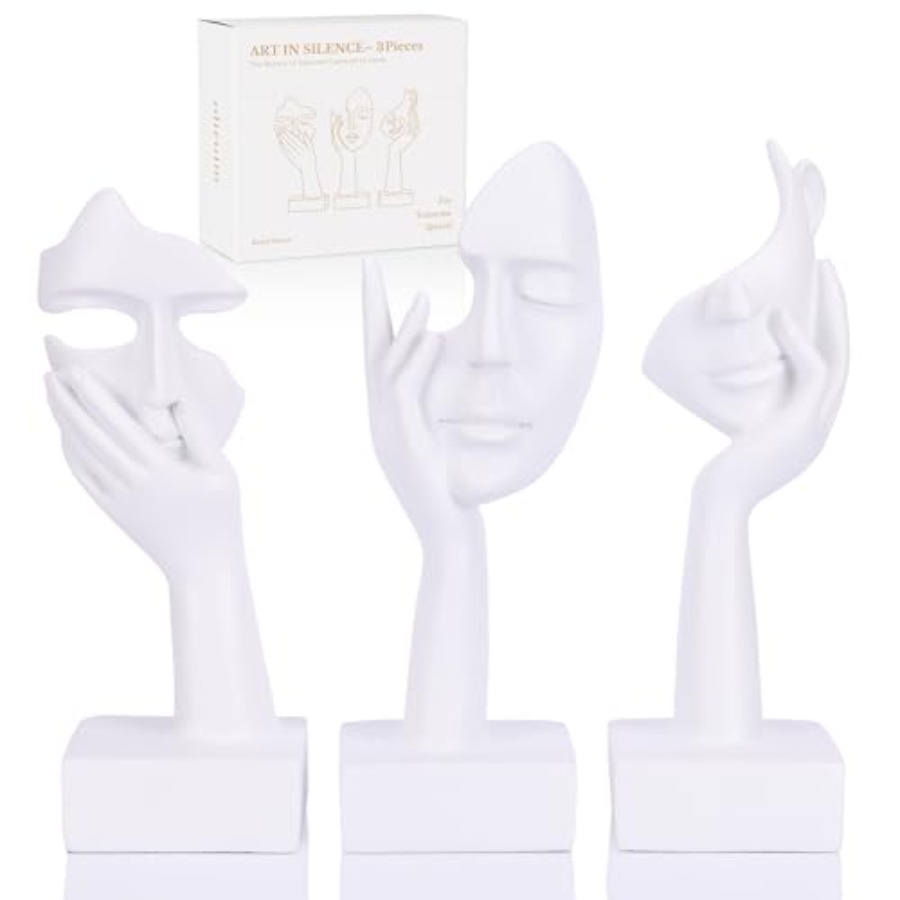 Home Office In Living Room - Set di Grandi Statue del Pensatore
