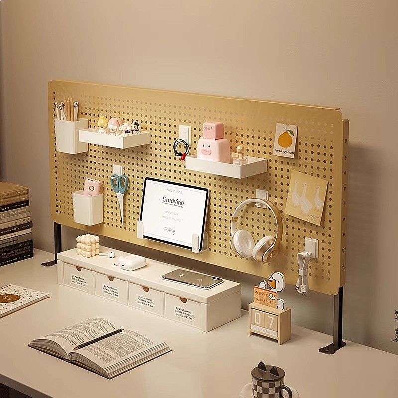 Home Office In Living Room - Organizzatore da Scrivania Verticale con Pannello