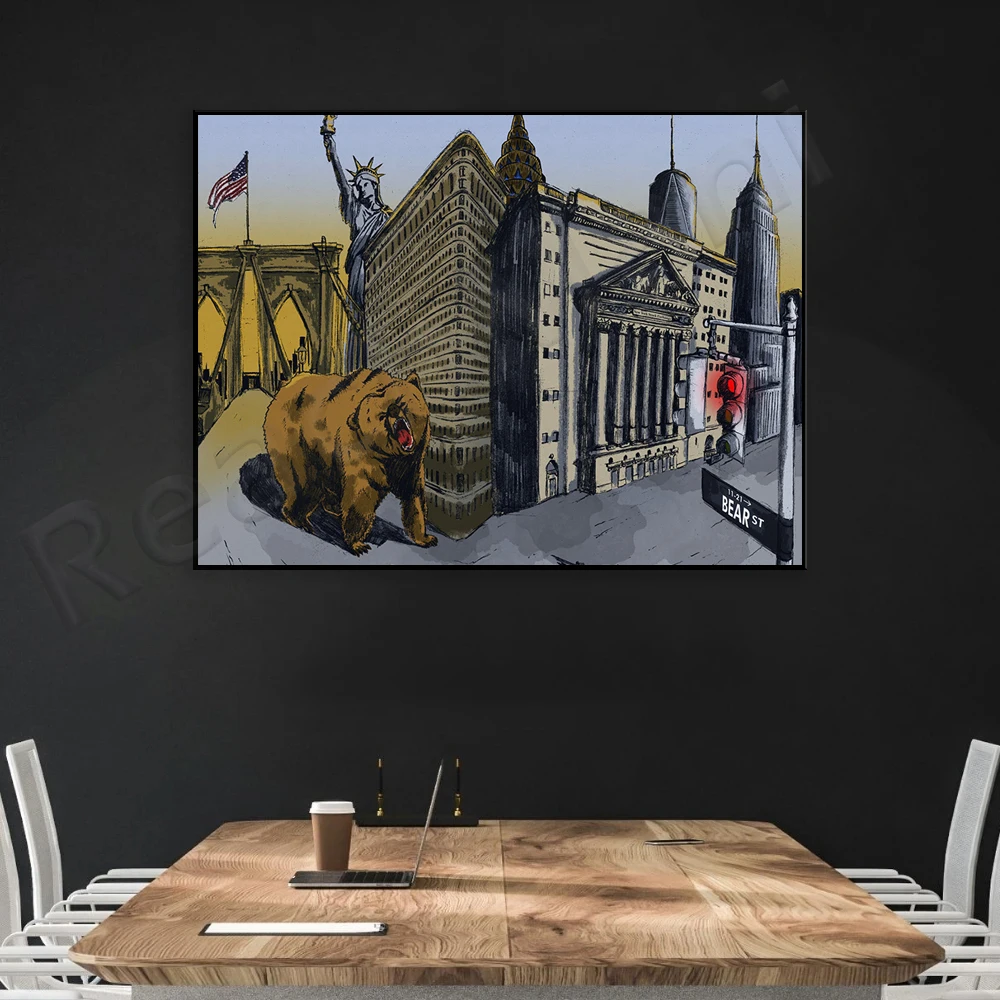 Home Office Marketing - Opere d'arte dell'orso | Nuova York