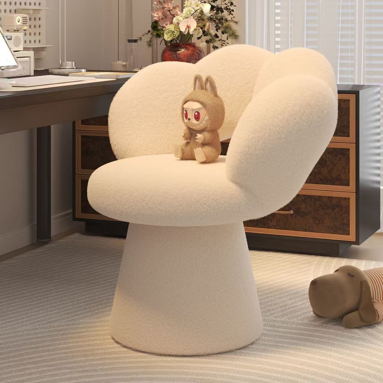 Home Office In Living Room - Sedia da scrivania ergonomica per ufficio