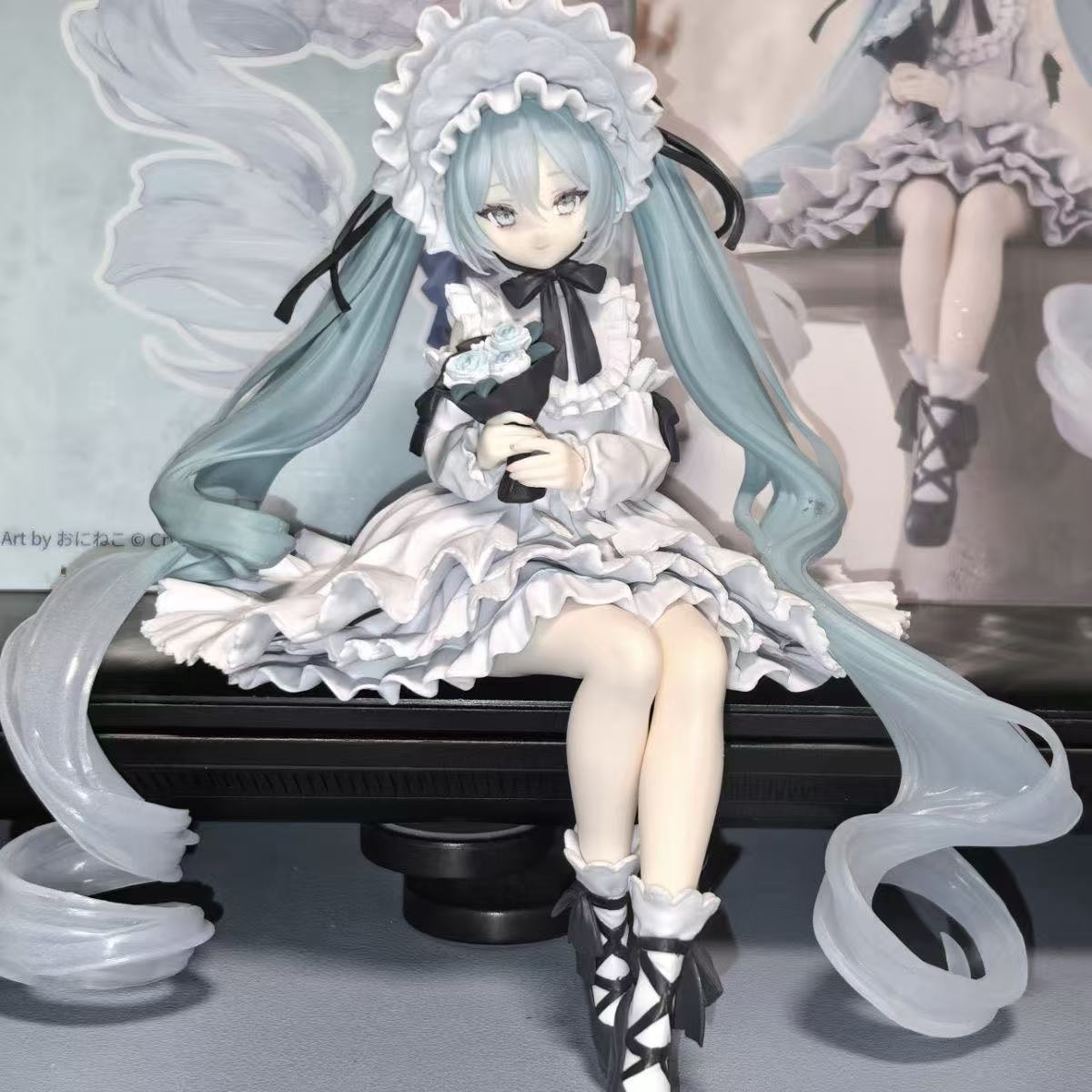 Home Office Romance Manga - Statuetta Anime Miku da 12cm, Bambola