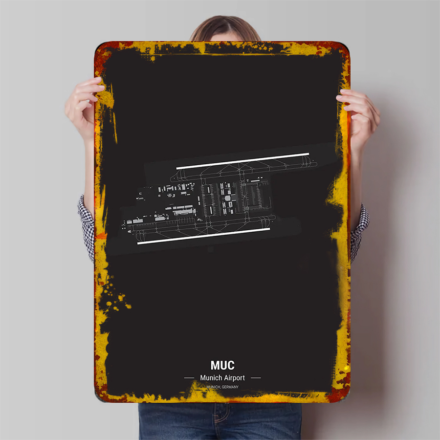 Home Office Layout - Munich Airport MUC Terminale Layout Moderno