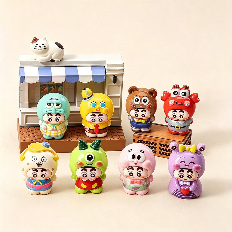 Home Office Romance Manga - Statuetta in Resina di Crayon Shin-Chan,
