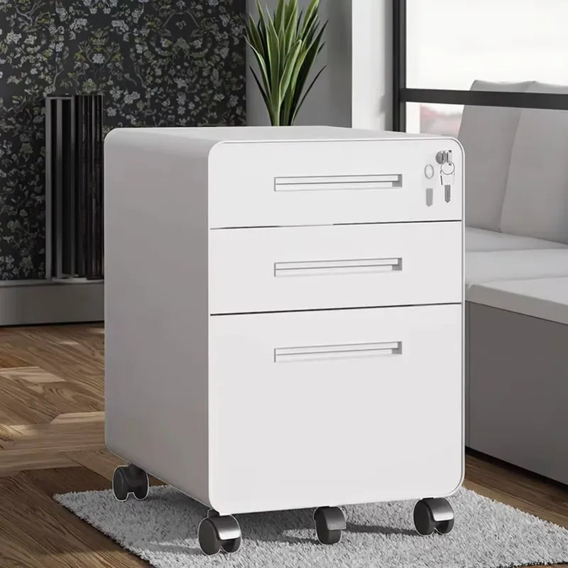 Drawer Pedestal Cabinet - Armadietto Mobile a 3 Cassetti con