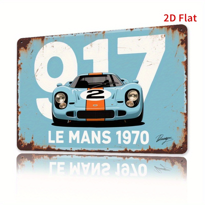 Home Office In Living Room - 917 Targa in metallo per auto