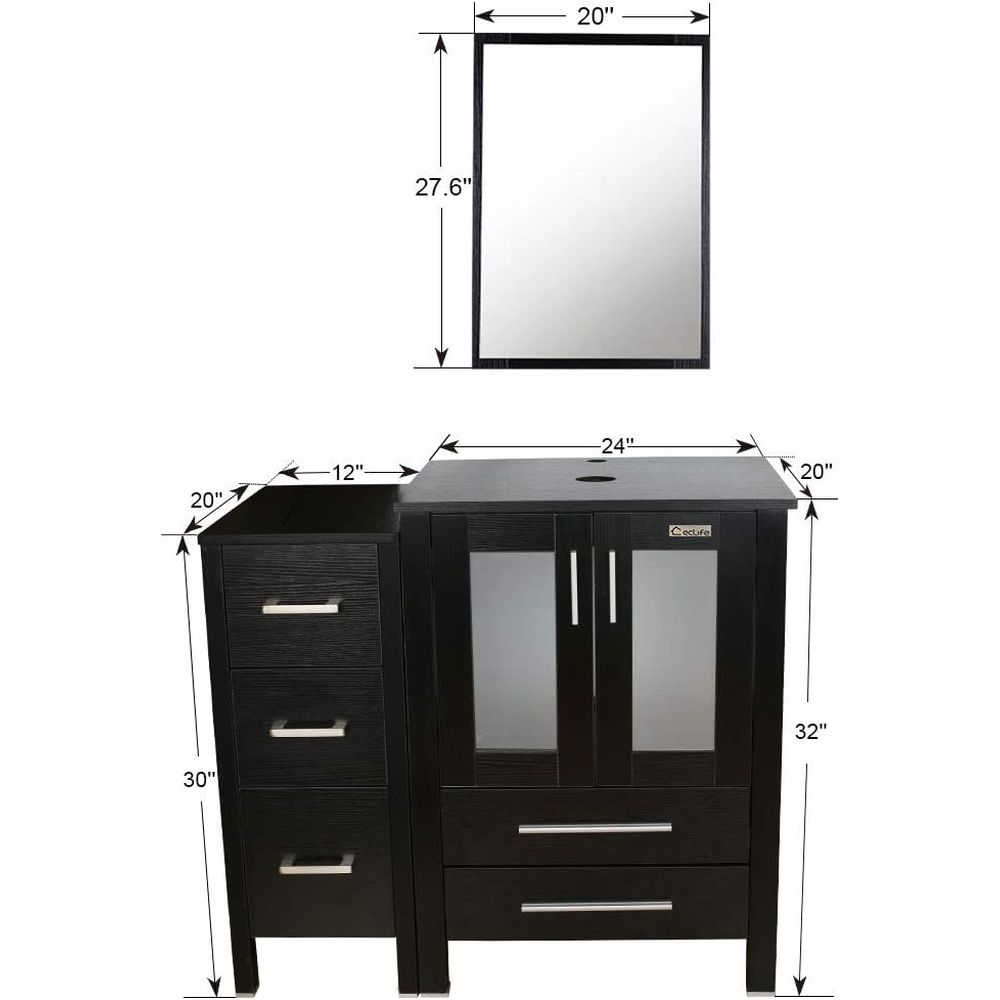 Set Mobile Bagno con Piedistal - Drawer Pedestal Cabinet recensione e prezzo