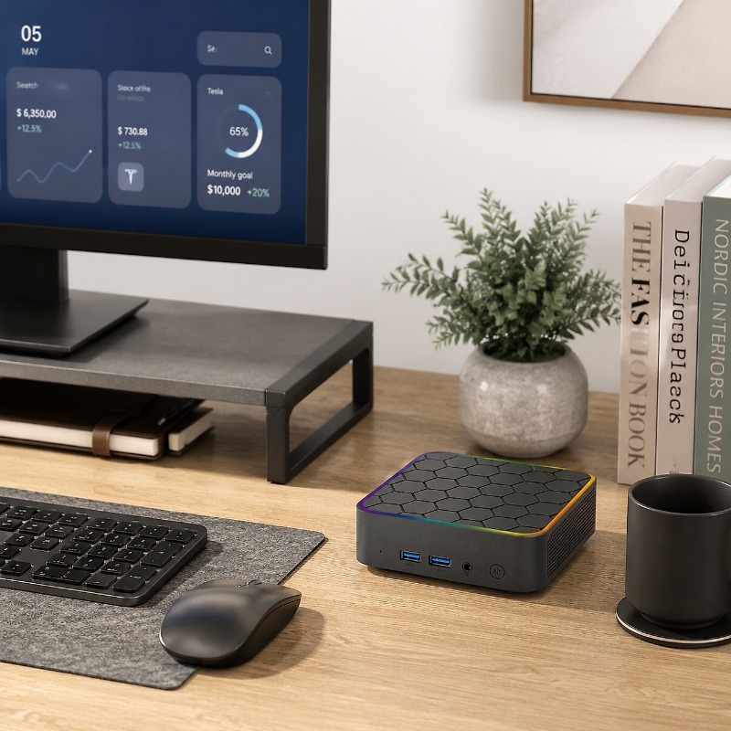 Mini PC esagonale Rainbow Bord - Home Office Border Force recensione e prezzo