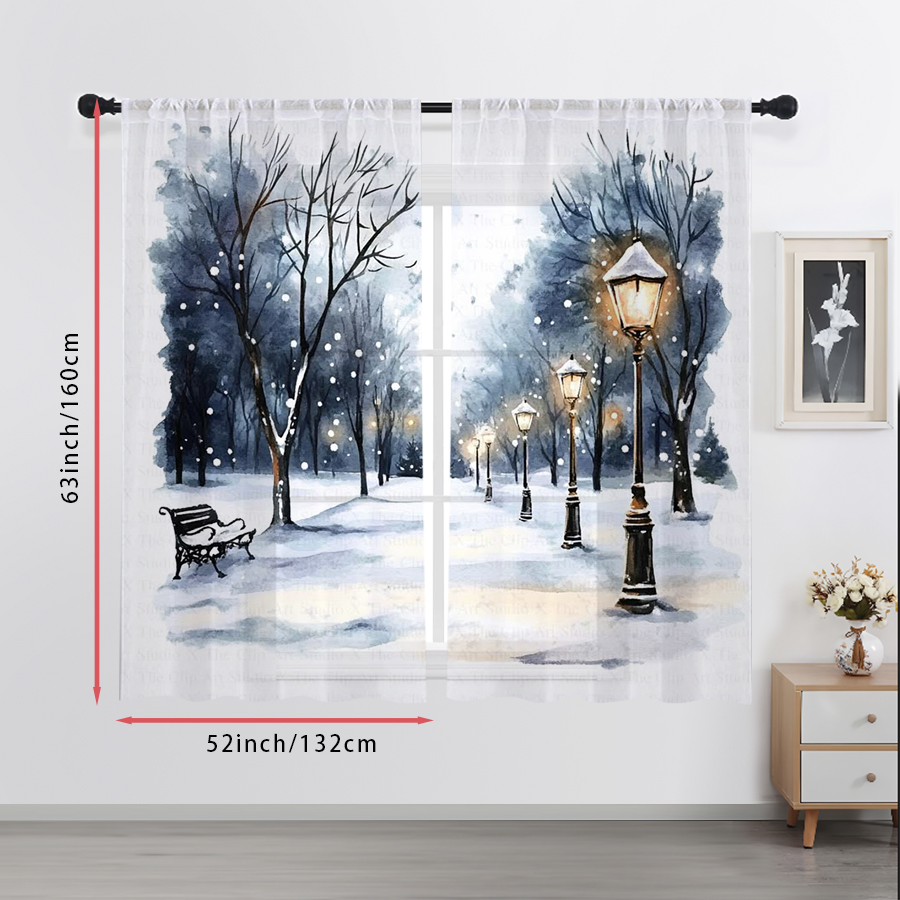 2 Pezzi di Tende Trasparenti c - Home Office Lamp recensione e prezzo