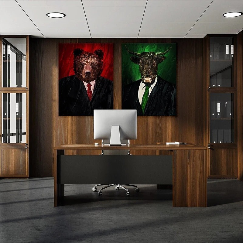 Neon Bulls & Bears Market Stoc - Home Office Marketing recensione e prezzo