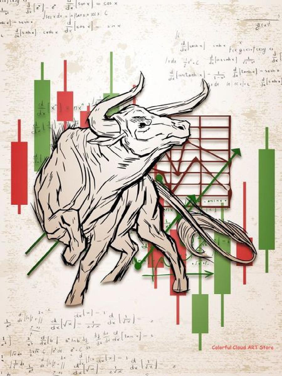 Wall Street Bull Bear Market C - Home Office Marketing recensione e prezzo