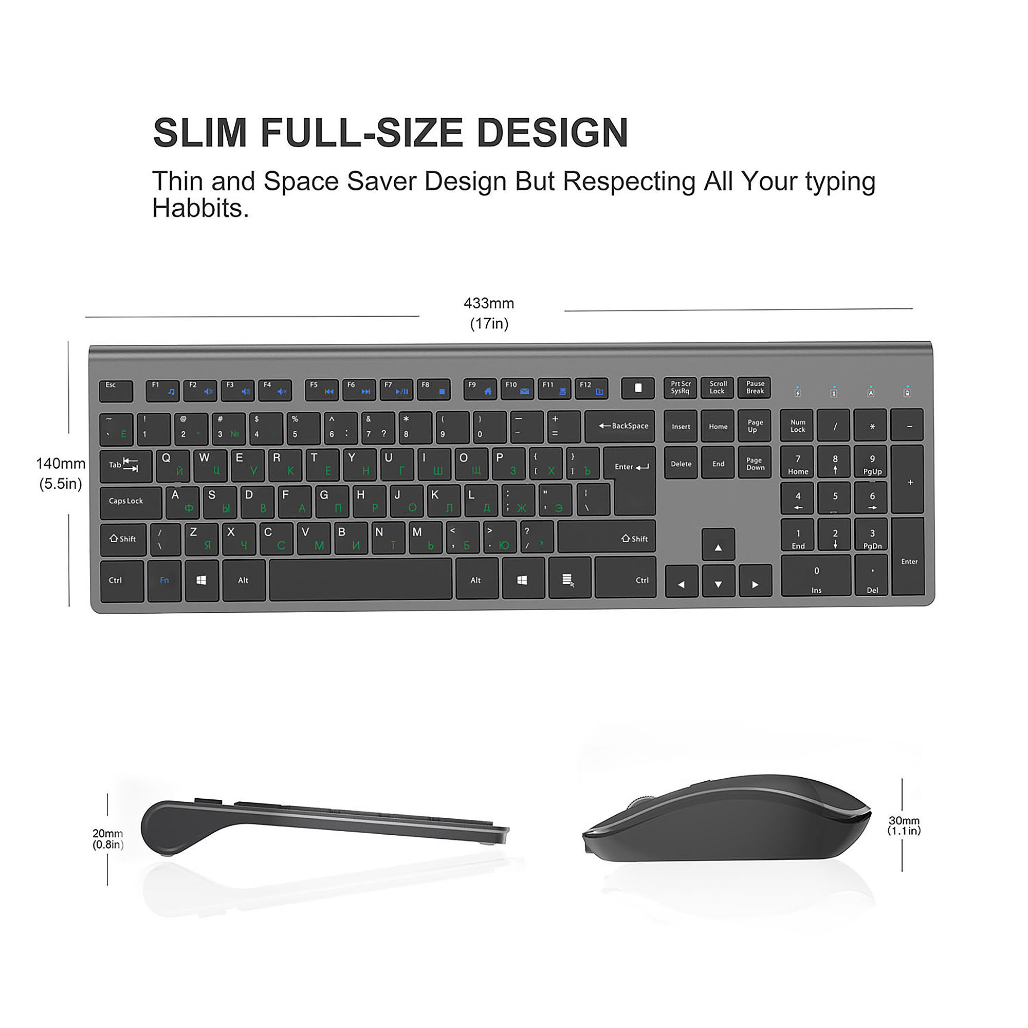 Set tastiera e Mouse Wireless  - Home Office Layout recensione e prezzo