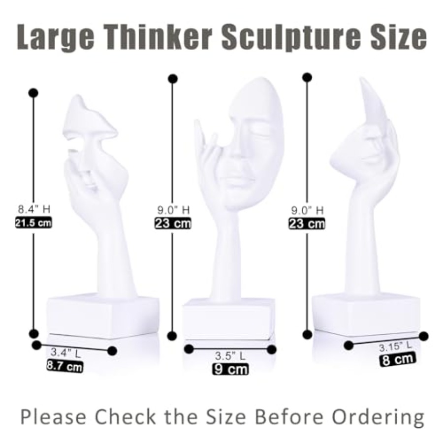 Set di Grandi Statue del Pensa - Home Office In Living Room recensione e prezzo