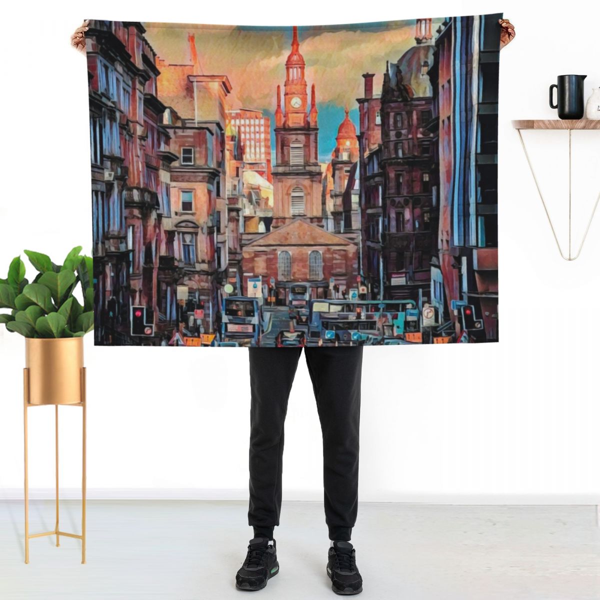 Coperta Glasgow Streets, coper - Home Office In Glasgow recensione e prezzo
