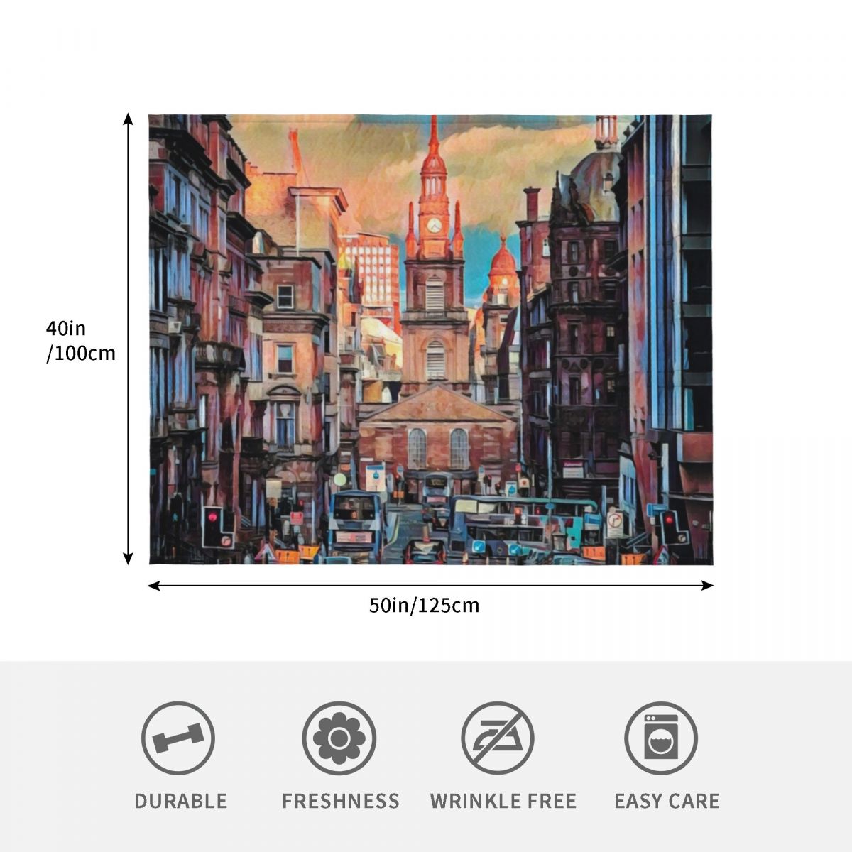 Coperta Glasgow Streets, coper - Home Office In Glasgow recensione e prezzo