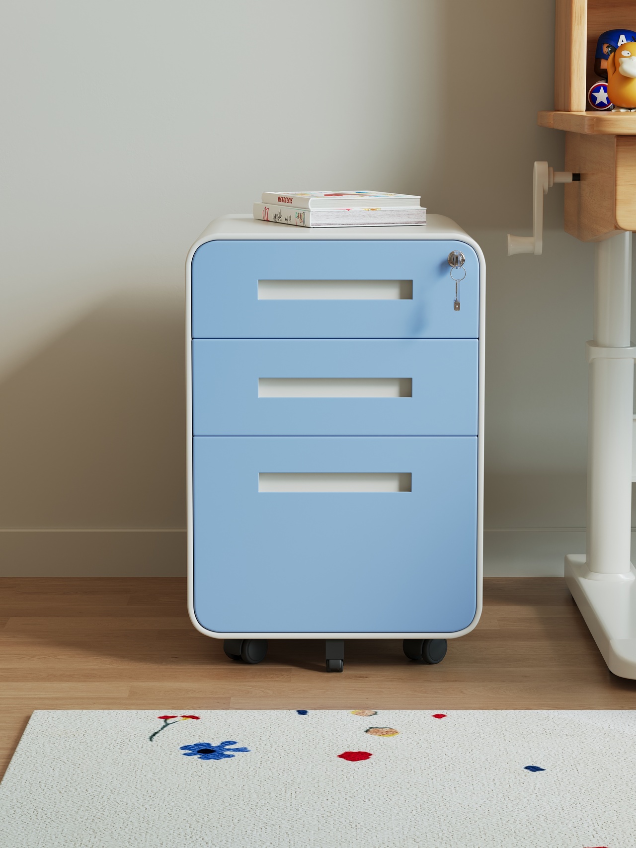 Armadietto Mobile Moderno e Se - Drawer Pedestal Cabinet recensione e prezzo