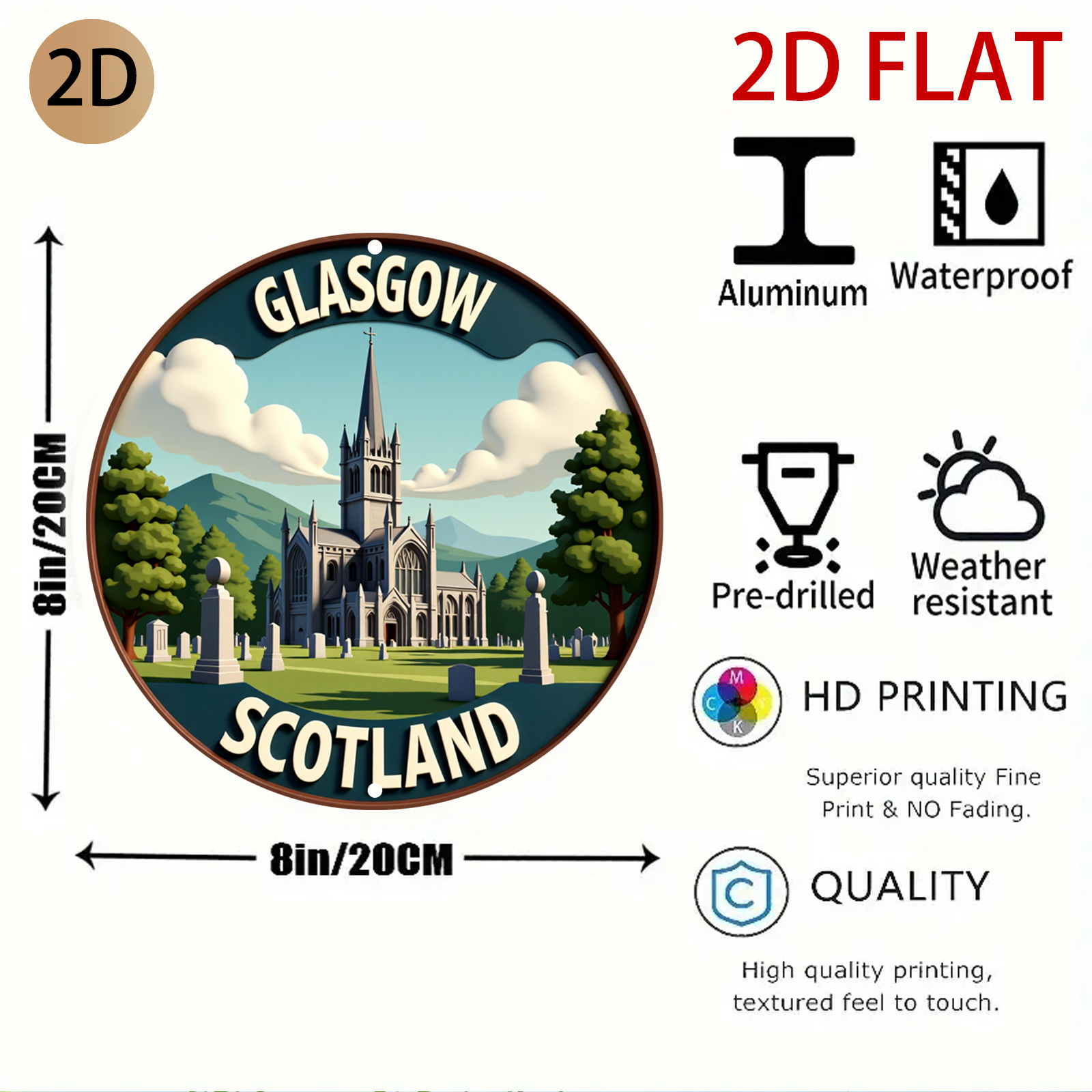 Decorazione da parete rotonda  - Home Office In Glasgow recensione e prezzo